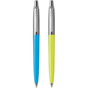 Parker Jotter Kuglepen Pop Art Bl & Grn 2stk M