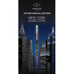 Parker kuglepen Jotter NYC Spec. Edit M blt blk