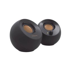 Pebble 2.0 USB Speakers, Black