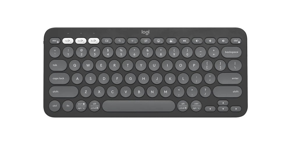 Pebble Keys 2 K380s Wireless Keyb Tonal Graphite