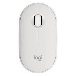 Pebble Mouse 2 M350s Wireless, Tonal White