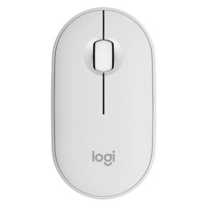 Pebble Mouse 2 M350s Wireless, Tonal White