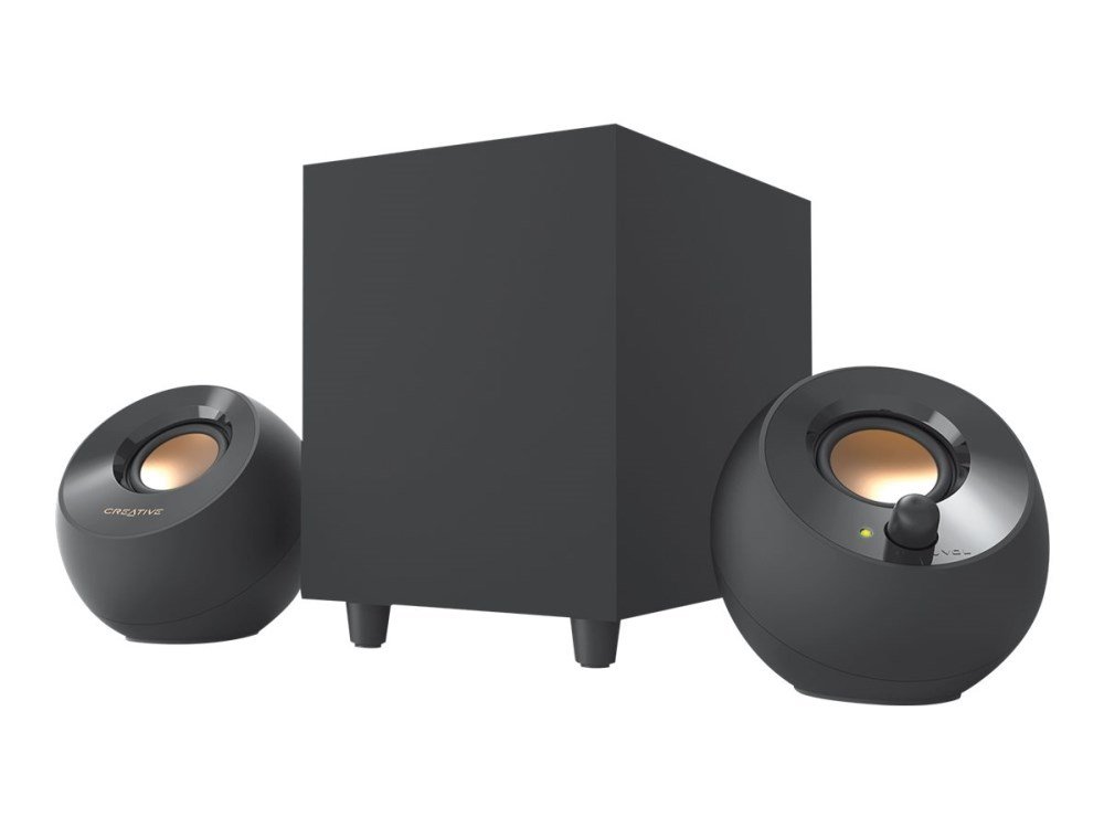 Pebble Plus 2.1 USB Desktop Speakers, Black