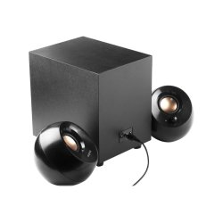 Pebble Plus 2.1 USB Desktop Speakers, Black