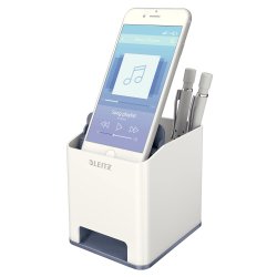 Penneholder Sound WOW hvid/gr