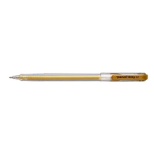 Pentel Silky 0,7 GelPen Metal Guld