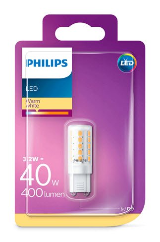 PHILIPS LED G9 3,2W KLAR