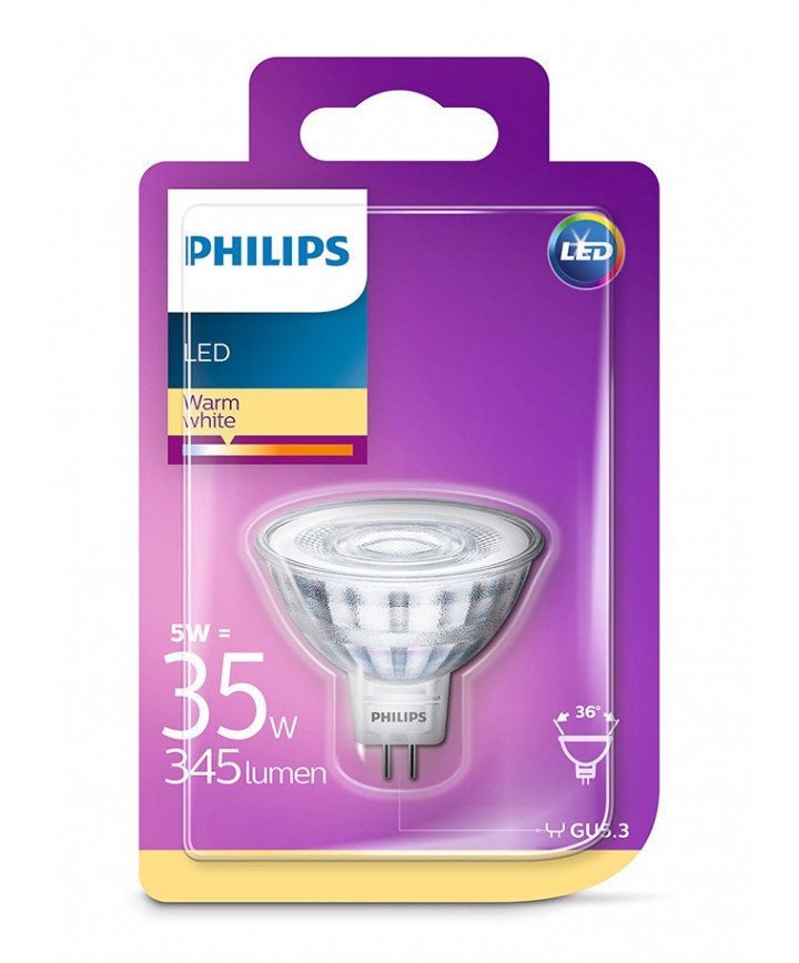 PHILIPS LED GU5,3 5W GLAS