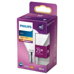 PHILIPS LED KRONE MINI E14 2,2W GLAS FROSTED