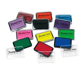 Pigment stempelpude farvede stor