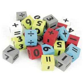 Plast Viskelder med tal 27stk