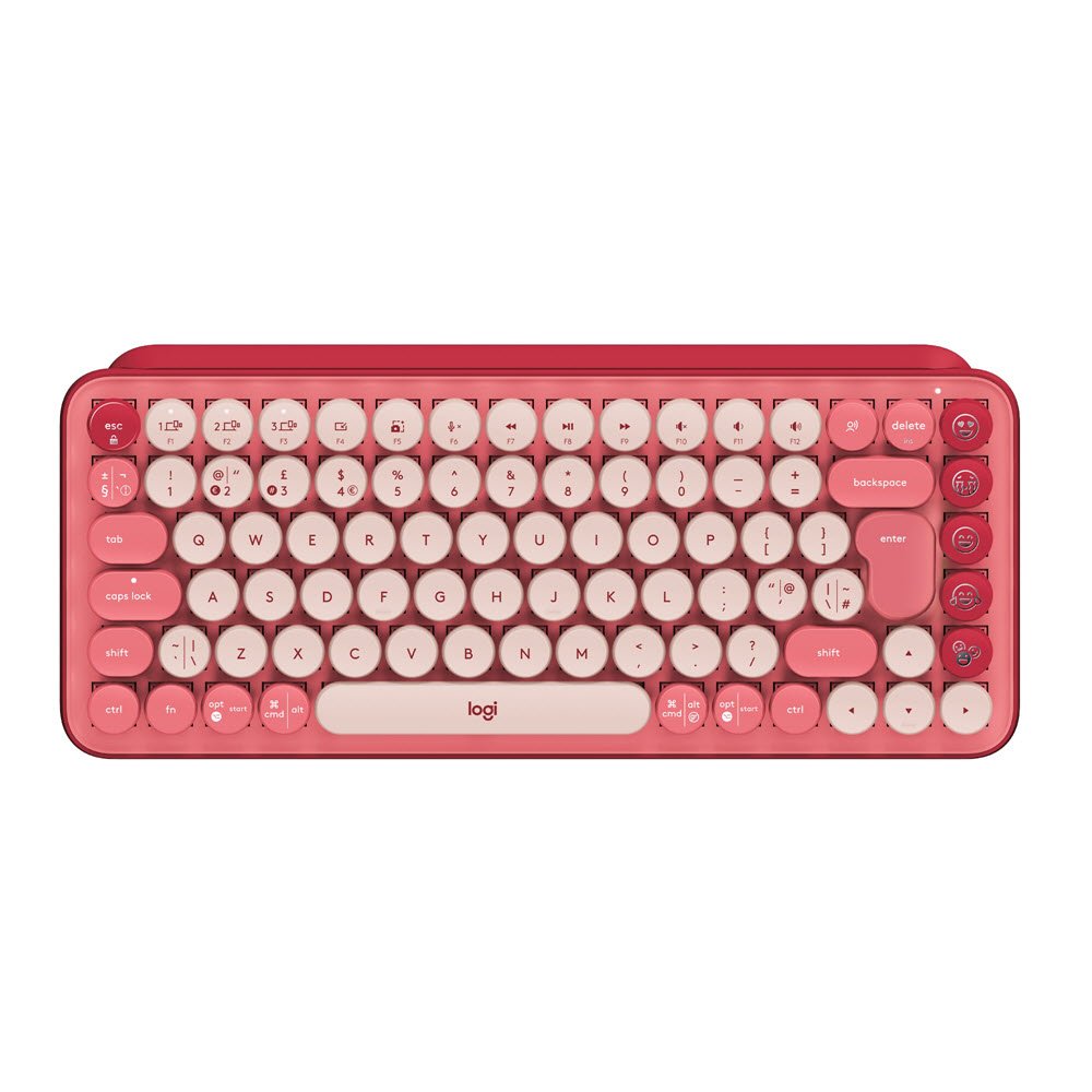 POP Keys Wireless Keyboard Heartbraker Rose Nordic