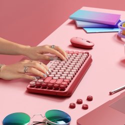 POP Keys Wireless Keyboard Heartbraker Rose Nordic