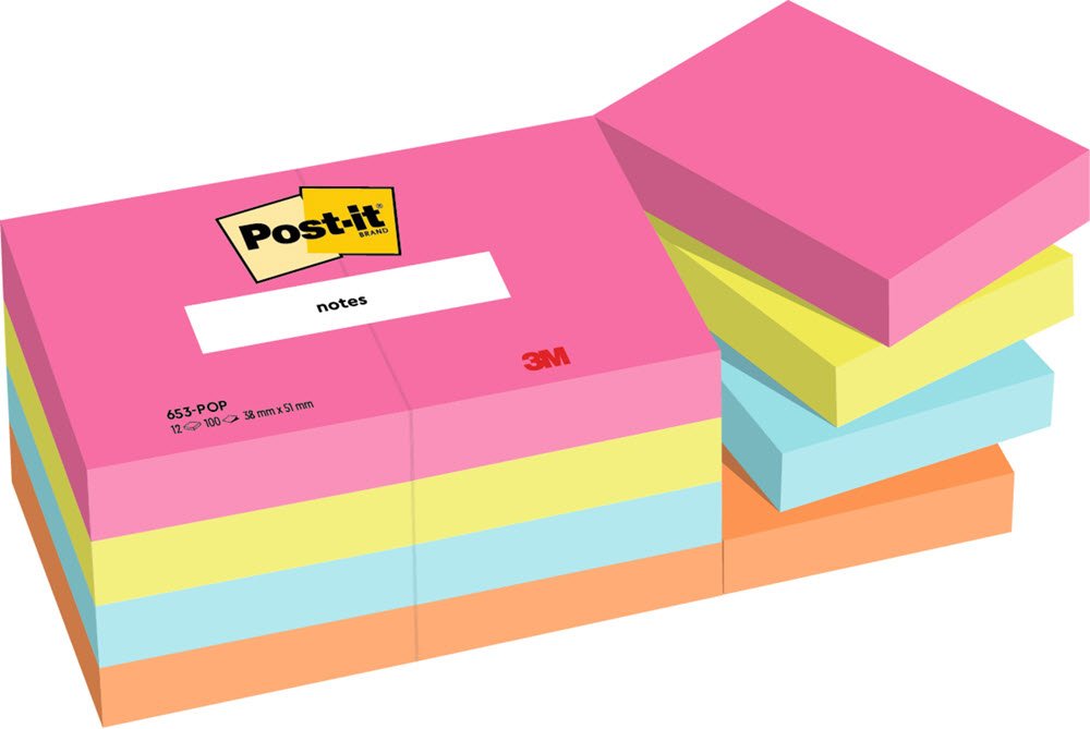 Post-it 38x51 Poptimitstick Cabin 12stk