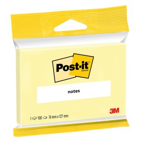 Post-it Canary Yellow 76x127 100sh