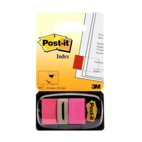Post-it Indexfaner 25,4x43,2 neon pink