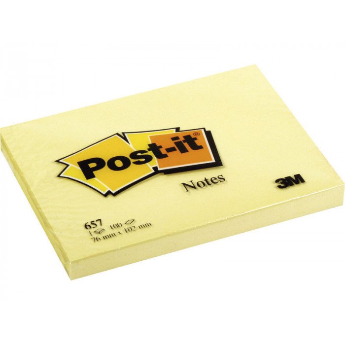 Post-it Notes 76x102 gul