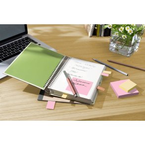 Post-it 654 76x76 Genbrug Farvet 6stk