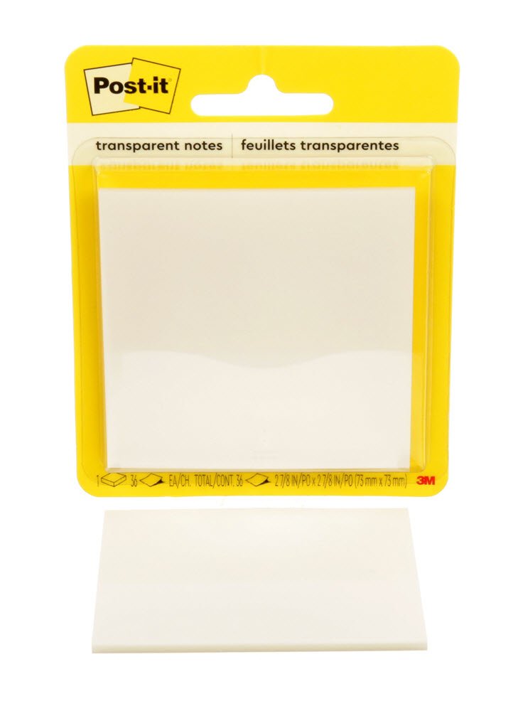 Post-it Notes tranparent 73x73 36sh retail