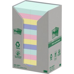 Post-it Recycled mix colors 38x51 100sh (24)