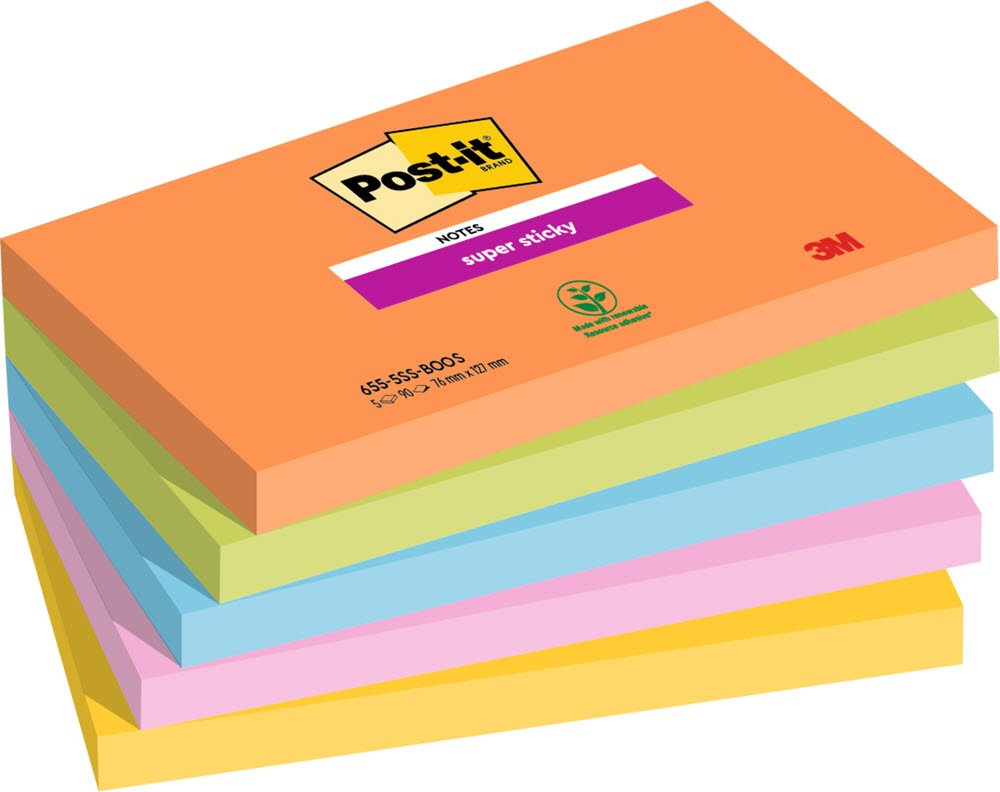 Post-it SS Boost 76x127 90sh (5)