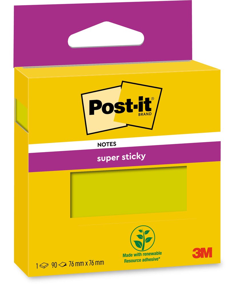 Post-it SS green 76x76 90sh