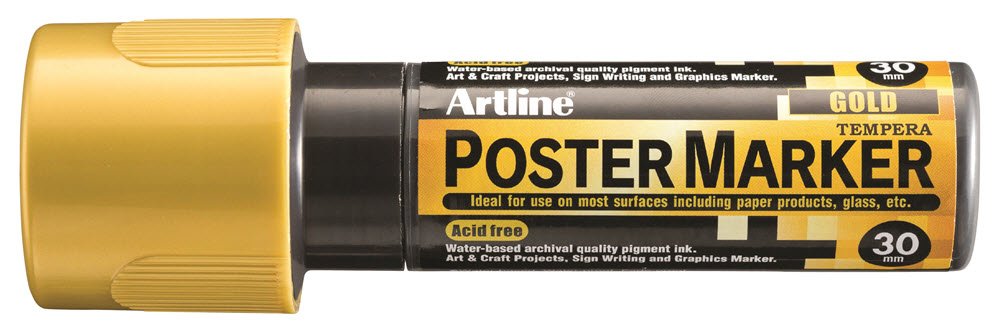 Poster Marker Artline 30 guld