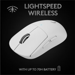 PRO X SUPERLIGHT Wireless Gaming Mouse, White