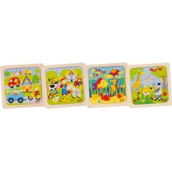 Puslespil bondegrd, jungle mm. 8 stk.