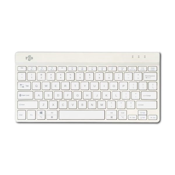 R-Go Compact Break ergonomic wired keyboard White