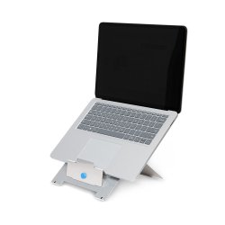 R-Go Riser Flexible Laptop Stand adjustable Silver