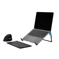 R-Go Travel Laptop Stand, stl, sort