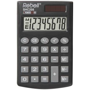 Rebell pocket calculator SHC208