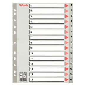 Register PP A4 1-15 gr