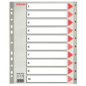 Register PP A4 maxi 1-10 gr