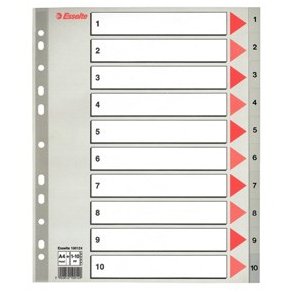 Register PP A4 maxi 1-10 gr