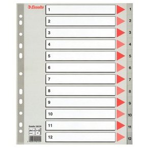 Register PP A4 maxi 1-12 gr
