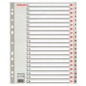 Register PP A4 maxi 1-20 gr