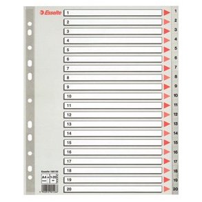 Register PP A4 maxi 1-20 gr