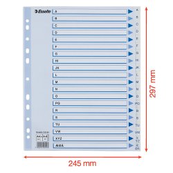 Register PP A4 Maxi A- hvid&nbsp;