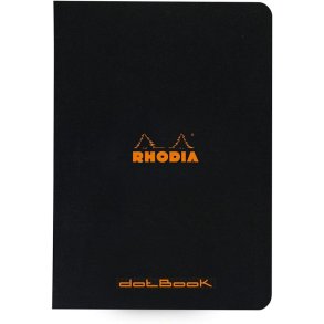Rhodia Dot Bog A5 Sort
