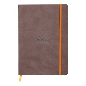 Rhodia Softcover A5 Dot Chocolate