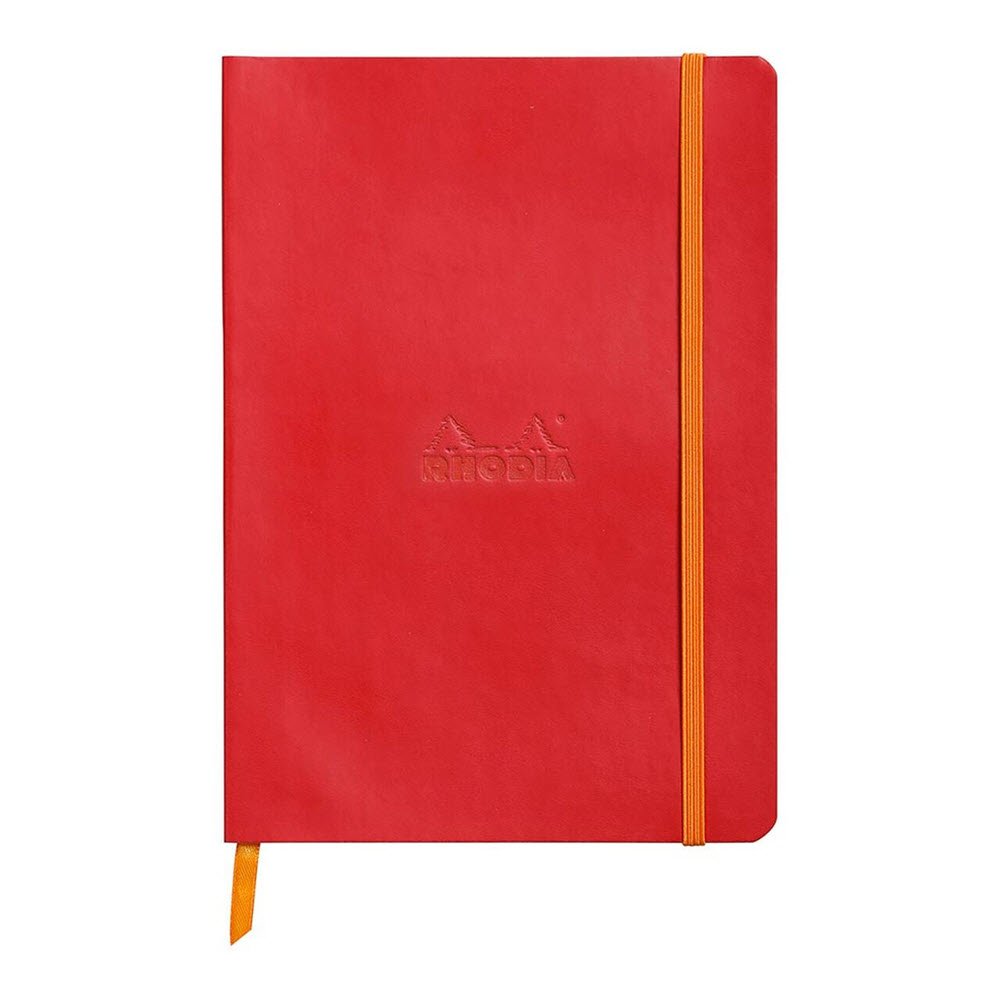 Rhodia Softcover A5 Dot Poppy