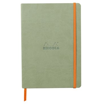 Rhodiarama Softcover Celadon Dot A5 80 ark