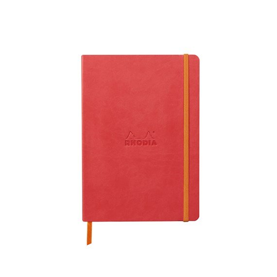 Rhodiarama Softcover Coral Dot A5 80 ark