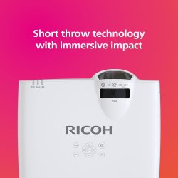 RICOH ShortThrow Projector PJ WUL5A40ST 55-150''