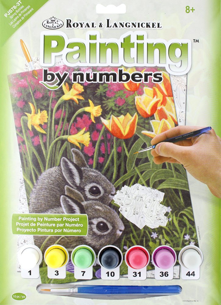 RL Paint by Numbers Spring Bunnies