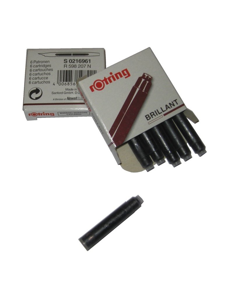 Rotring Blkpatron Brun 6 stk