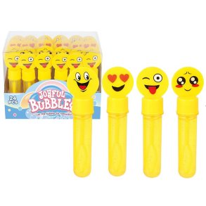 Sbebobler med gule figurer af forskellige smileys