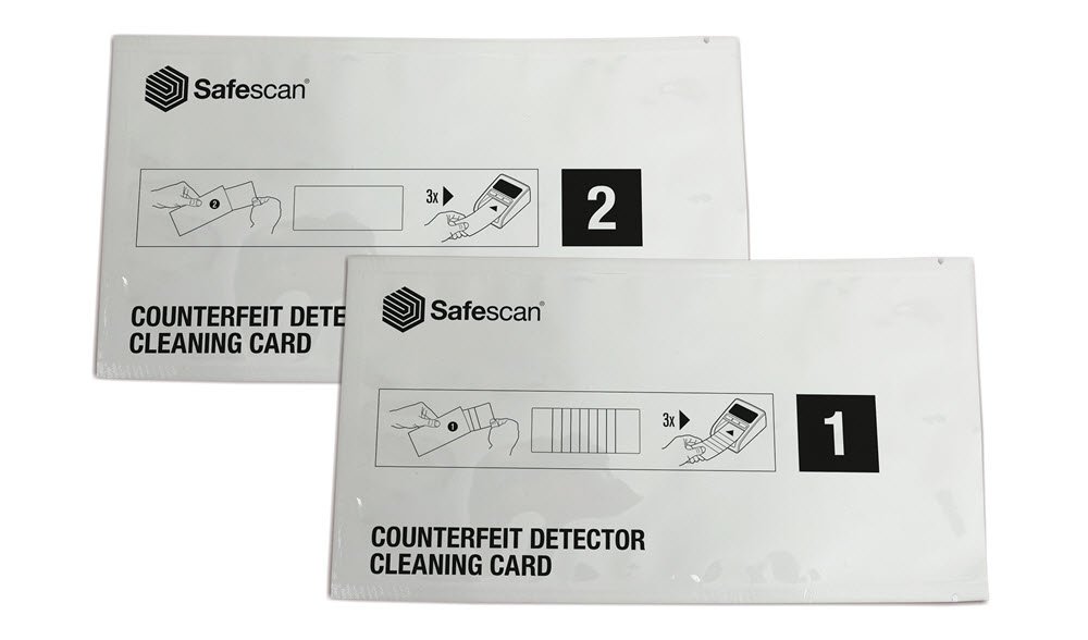 Safescan-rensekort til aut forfalskningsdetektorer